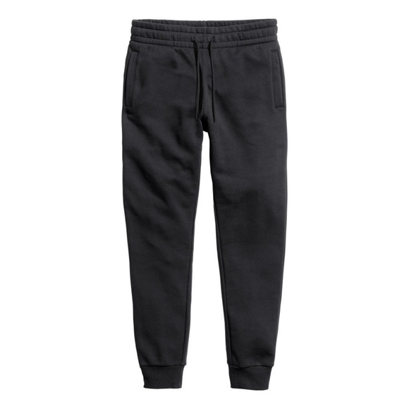 h&m black sweatpants